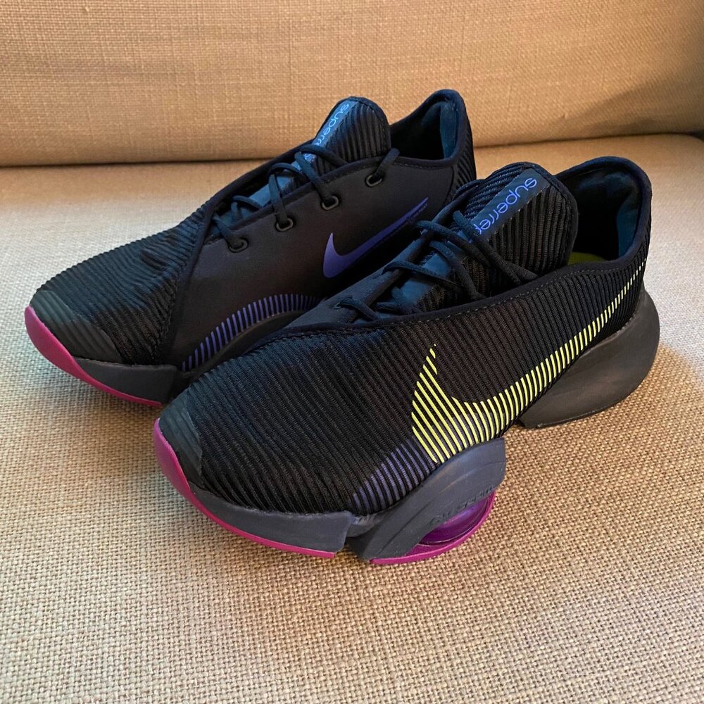Nike Air Zoom SuperRep 2 Black/Cyber Red Plum Sapphire sz 8.5